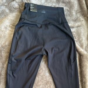 Adidas slim fit 7/8 black leggings